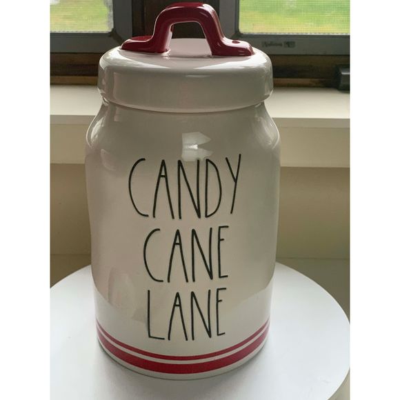 Rae Dunn Other - RAE DUNN Candy
Cane Lane Canister